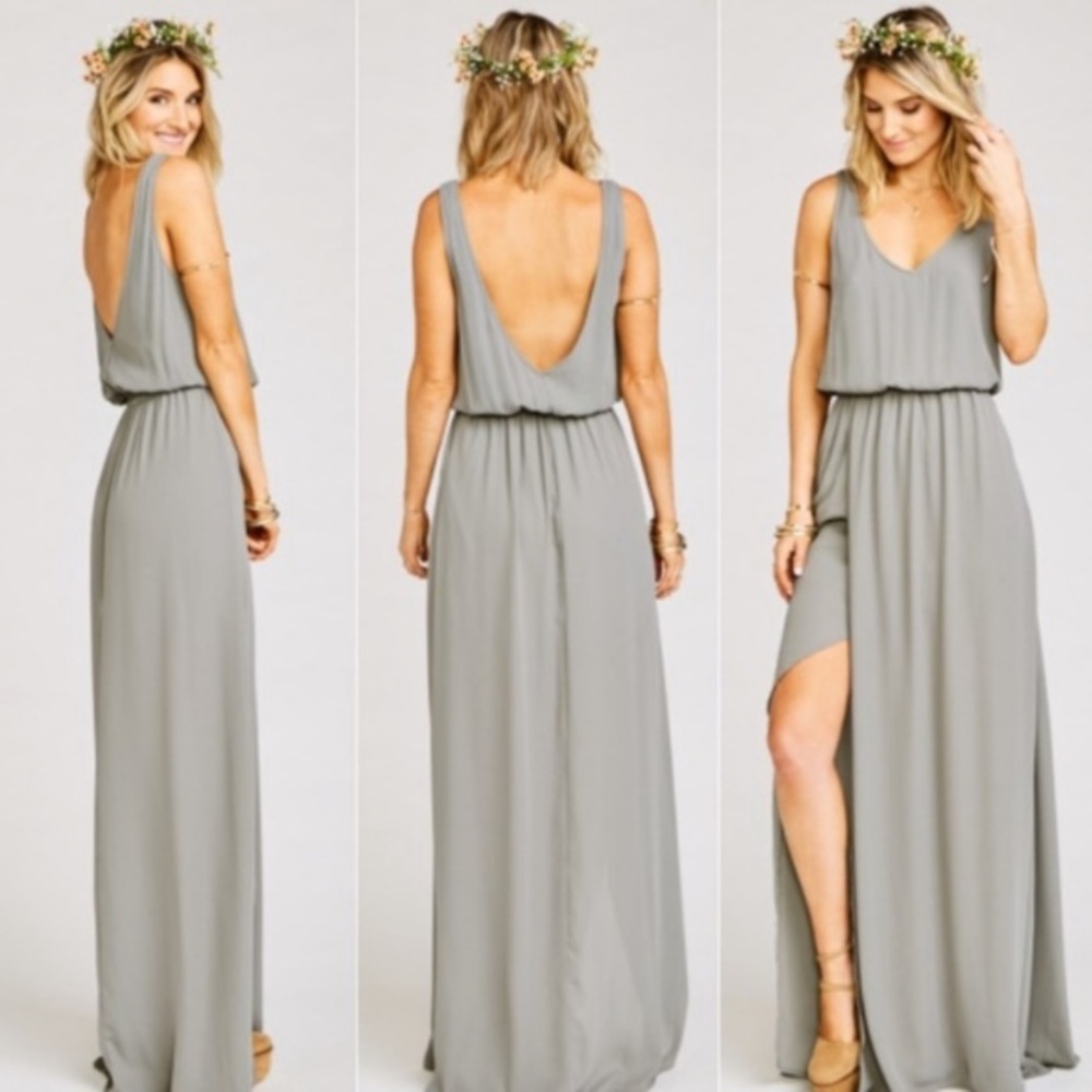 Show Me Your Mumu Kendall in Soft Charcoal Crisp